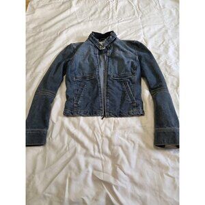 A/X Armani Exchange Women's Cropped Denim Jean Jacket Small